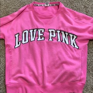 PINK crew neck!